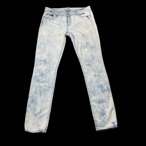 Abercrombie &amp; Fitch Denim - Abercrombie & Fitch Jeans Women's Size 28 Blue/White Tie Dye Perfect Stretch